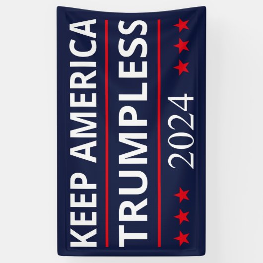 Keep America Trumpless VII Spandoek (Verticaal)