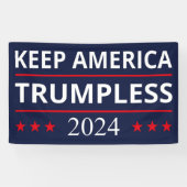 Keep America Trumpless VII Spandoek (Horizontaal)