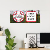 Keep Ashford Rural | Neen Mega Warehouses Poster (Thuiskantoor)