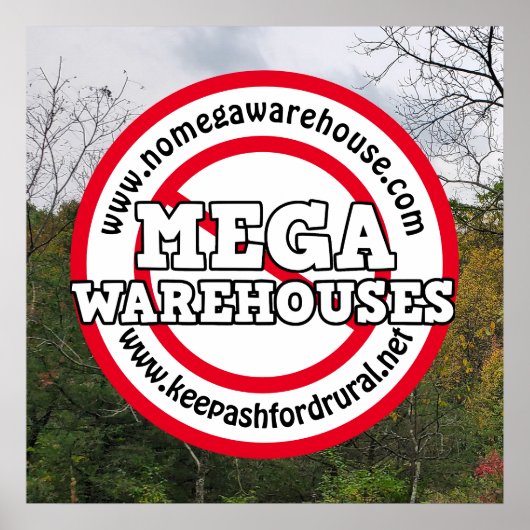 Keep Ashford Rural | Neen Mega Warehouses Poster (Voorkant)