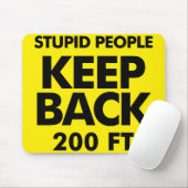 Keep Back mousepad Muismat (Met muis)