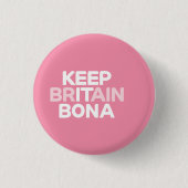 Keep Britain Bona badge Ronde Button 3,2 Cm (Voorkant)