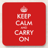 Keep calk cork coaster Customizable template Onderzetter (Voorkant)