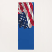 keep calm affirmational quote and vibrant flag yogamat (Achterkant)