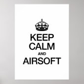 KEEP CALM AND AIRSOFT POSTER (Voorkant)