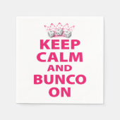 Keep Calm and Bunco On beroemd gemaakt door Artsin Servetten (Voorkant)