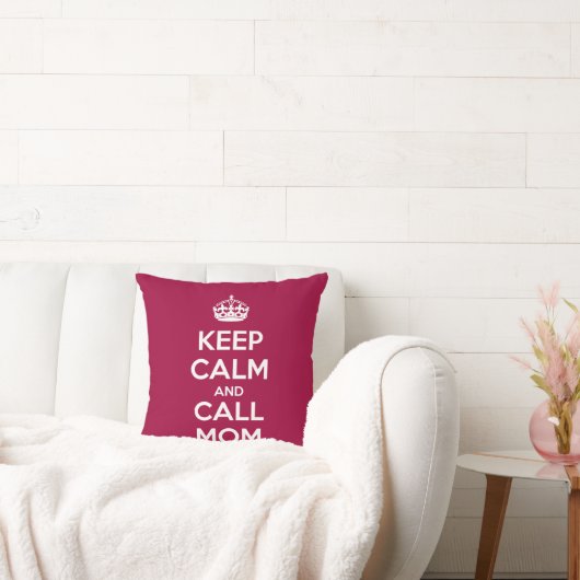 Keep Calm and Call Mom Kussen (Bank)