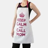 Keep Calm and Call Mom Schort (Insitu)