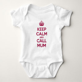 Keep Calm and Call Mum Romper