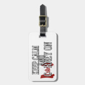 Keep Calm and Carney On Bagagelabel (Voorkant verticaal)