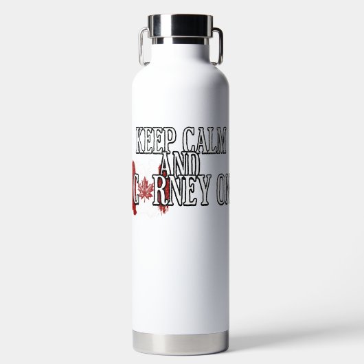 Keep Calm and Carney On Waterfles (Voorkant)