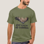 Keep calm and carrion t-shirt (Voorkant)