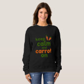 Keep Calm and Carrot On Trui (Voorkant volledig)