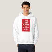 KEEP CALM AND CARRY ON, CORY BOOKER, DEMOCRATIC HOODIE (Voorkant volledig)