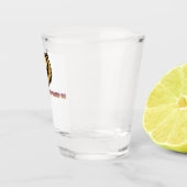 "Keep Calm and Carry On" Leeuw Shotglas Shot Glas (Rechts)