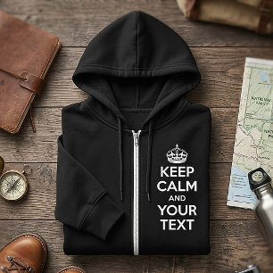 Keep Calm and Carry On - Maak je eigen Hoodie
