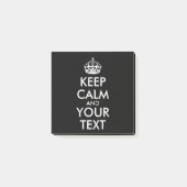 Keep Calm and Carry On - Maak je eigen Post-it® Notes (Voorkant)
