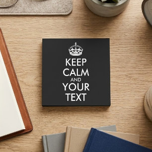 Keep Calm and Carry On - Maak je eigen Post-it® Notes