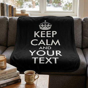 Keep Calm and Carry On - Maak je eigen Sherpa Deken