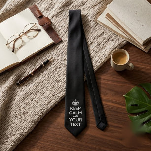 Keep Calm and Carry On - Maak je eigen Stropdas