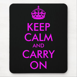 Keep Calm and Carry On Muismat