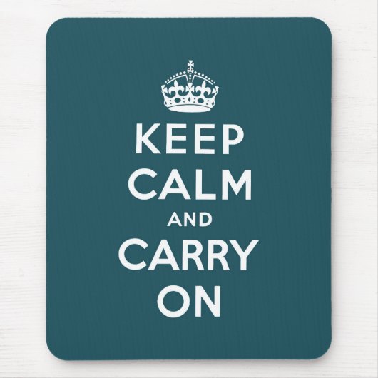 keep calm and carry on Original Muismat (Voorkant)