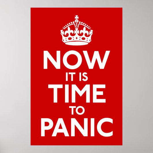 Keep Calm and Carry On Parody Print (Voorkant)