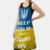 Keep calm and carry on Ukrainian emblem trident Schort (Insitu)