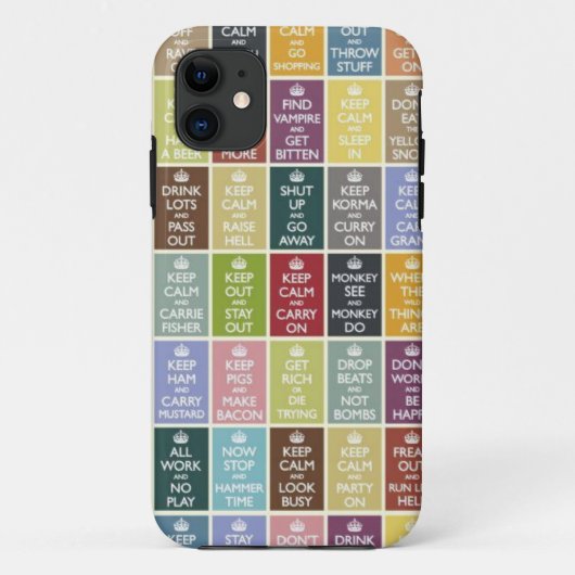 keep calm and… Case-Mate iPhone case (Achterkant)