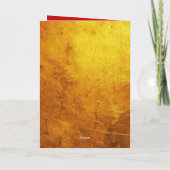 Keep Calm and Celebrate Goat Year VGC2 Feestdagen Kaart (Achterkant)