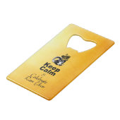 Keep Calm and Celebrate Ram Year 2027 BO Creditkaart Flessenopener (Voorkant Gekanteld)