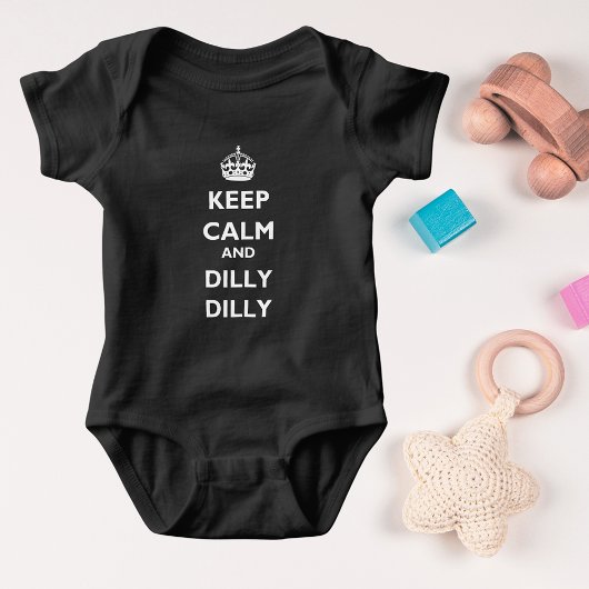 Keep Calm and Dilly Dilly Baby Jersey Bodysuit