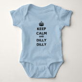 Keep Calm and Dilly Dilly Baby Jersey LT Bodysuit (Voorkant)