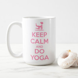 Keep Calm and Do Yoga Koffiemok