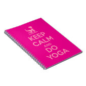 Keep Calm and Do Yoga Notitieboek (Rechterzijde)