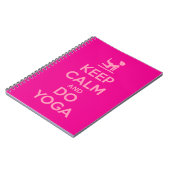 Keep Calm and Do Yoga Notitieboek (Linkerzijde)