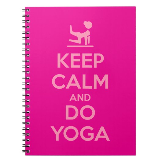 Keep Calm and Do Yoga Notitieboek (Voorkant)
