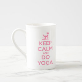 Keep Calm and Do Yoga Porselein Kop