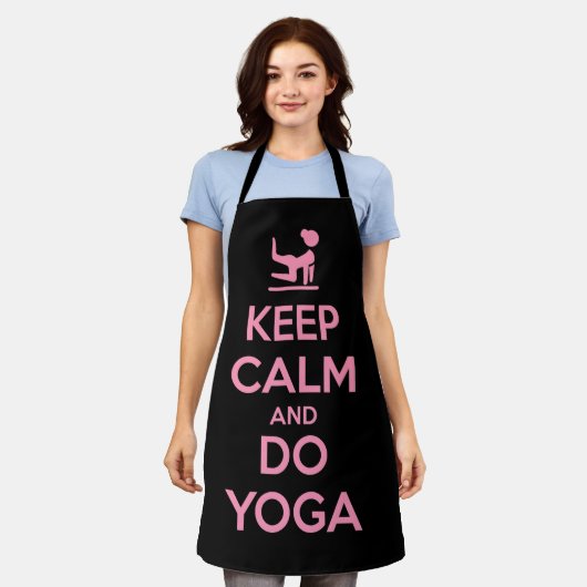 Keep Calm and Do Yoga Schort (Gedragen)