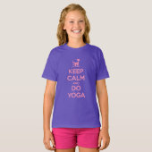 Keep Calm and Do Yoga T-shirt (Voorkant volledig)