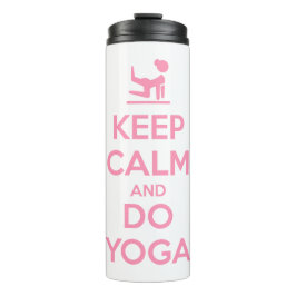 Keep Calm and Do Yoga Thermosbeker