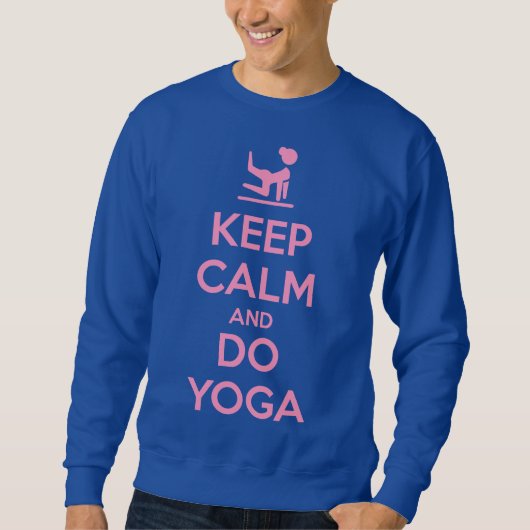 Keep Calm and Do Yoga Trui (Voorkant)