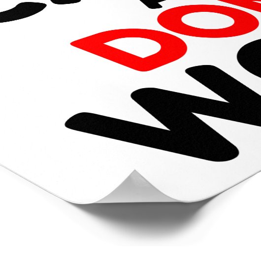 KEEP CALM AND DON'T WORRY POSTER (Hoek)