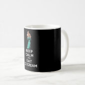 keep calm and eat ice cream koffiemok (Voorkant rechts)