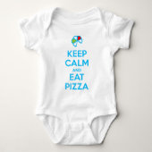 Keep Calm and Eat Pizza 1 Romper (Voorkant)