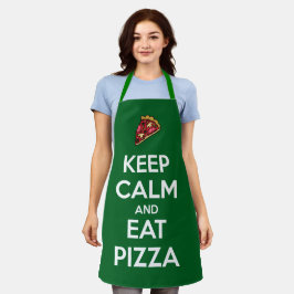 Keep Calm and Eat Pizza 2 Schort