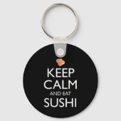 Keep Calm And Eat Sushi Sleutelhanger (Voorkant)