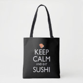 Keep Calm And Eat Sushi Tote Bag (Voorkant)