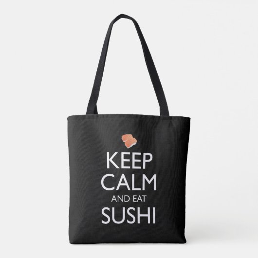Keep Calm And Eat Sushi Tote Bag (Achterkant)