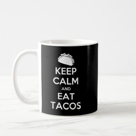 Keep Calm And Eat Tacos T-Shirt Christmas  Koffiemok (Links)